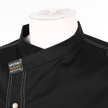 Men Women Kitchen Work Uniform Adult Unisex Chef Jacket Coat Cook Hotel Restaurant Canteen Cake Shop Cafe Shirt Staff Costume-KarWorkwear