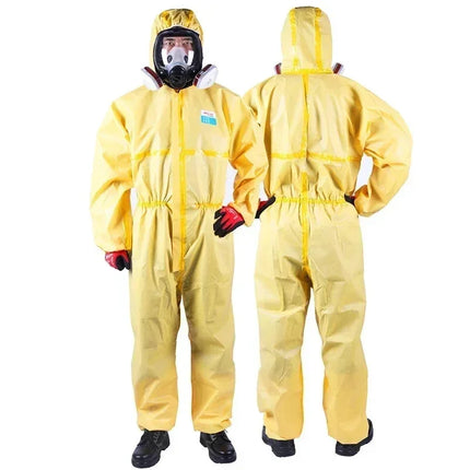 Chemical Work Coverall Protective Suit Hazardous Chemicals Liquid Proof Sulfuric Acid And Alkali Resistant Protection Clothing