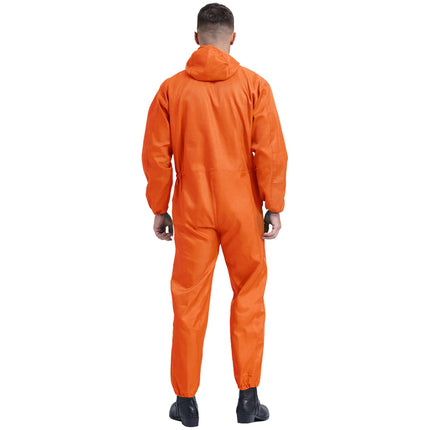 Mens Work Overalls Uniform Mechanics Workwear Lightweight Jumpsuits Long Sleeve Welding Suit Car Repair Workshop Coverall