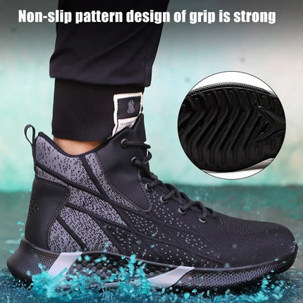 Work Boots Steel Toe Safety Shoes Men Women Work Shoes Sneakers Lightweight  Anti-Puncture Safety Shoes Men Indestructible Boots