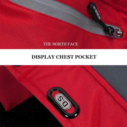 Winter Men's Cotton Padded Jacket Outdoor Work Parka Coat Casual Thick Warm Outdoor Hiking Camping Ski Coats Windproof Jacket