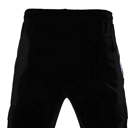 Mens Work Uniform Bottoms Safety Sweat Pants Striped Reflective Pants Loose Mens Jogging Trousers Joggers Patchwork Workwear
