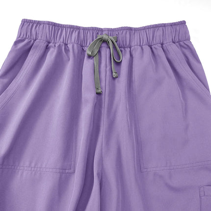 2025 New Uniform Set for Doctors and Nurses - Straight-leg Pants in Solid Colors