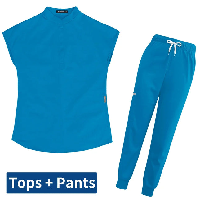High Quality Scrub Uniform Jogging Pant Pet Grooming Doctor Work Clothes Health Care Medical School Accessories Nursing Workwear-KarWorkwear