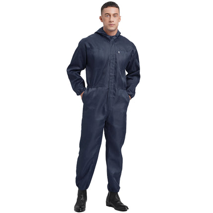 Mens Work Overalls Uniform Mechanics Workwear Lightweight Jumpsuits Long Sleeve Welding Suit Car Repair Workshop Coverall