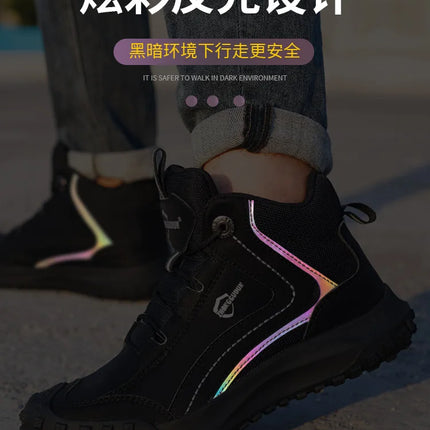 Autumn Winter New Work Safety Boots For Men Designer Work Sneakers Anti-puncture Security Shoes Work Boots Indestructible Shoes-KarWorkwear