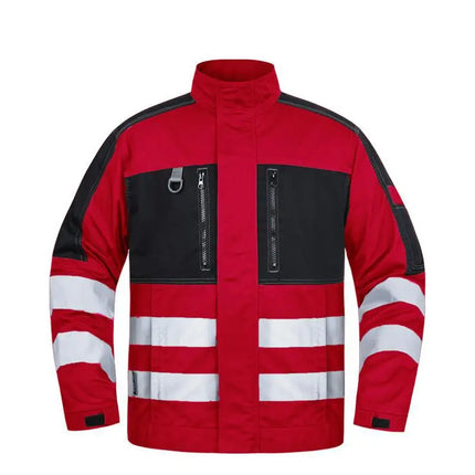 2026 New Work Clothes Men Construction Reflective Safety Coveralls Welding Suit Car Repair Workshop Mechanic Plus Size Clothes