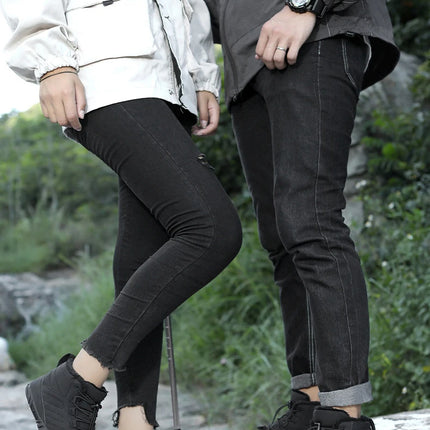 Snow Boots Men Winter Shoes Barefoot Ankle Boots 36-46 Couple Snow Shoes Outdoor Hiking Shoes Fur Warm Plush Boots