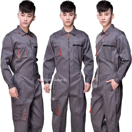 2023 Work Overall Uniform Men Women Working Coveralls Welding Suit Car Repair Workshop Mechanic Plus Size Clothes-KarWorkwear