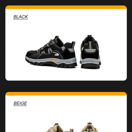 Latest 2023 Steel Toe Cap Climbing Shoes Indestructible Anti Nail Safety Work Shoes Anti Smashing Male Footwear Boots-KarWorkwear