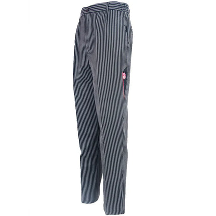 Chef Workwear Cook Pants Breathable Cargo Pantss Canteen Clothes  Catering Kitchen Work Loose Trousers Waist flanked by Elastic