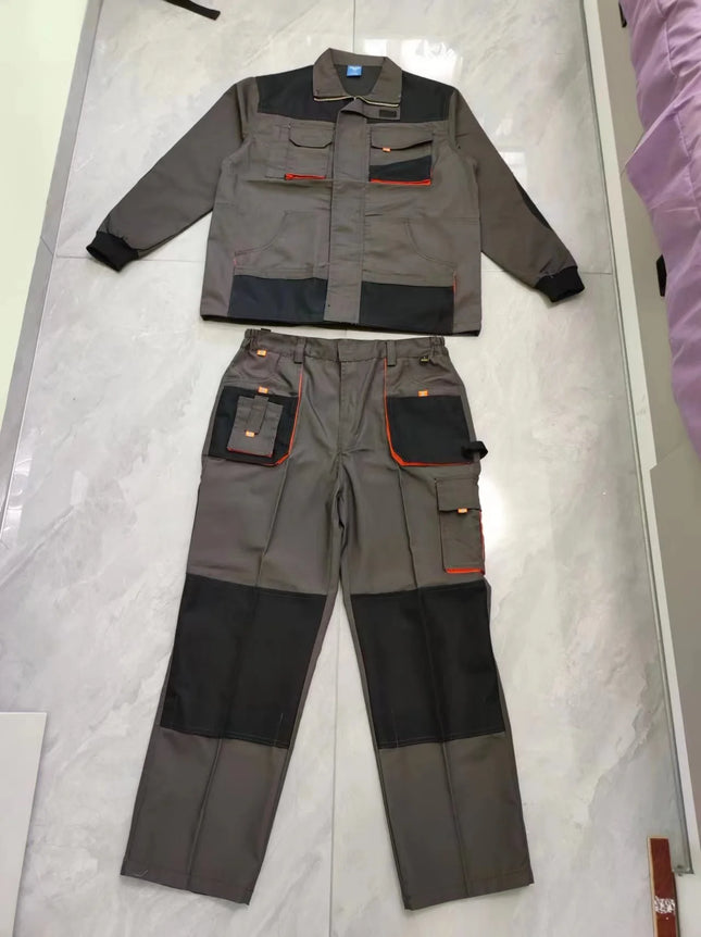 Work Clothes For Men Jacket Pants Suit Wear-resistant Labor Clothing Tooling Auto Repairman Uniforms Workshop Factory Workwear5x
