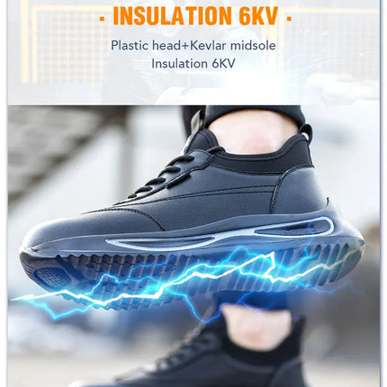 Safety Shoes Men for Work SteelToe Free Shipping Industrial Boots Man Protection for the Feet Smash-Proof Waterproof-KarWorkwear