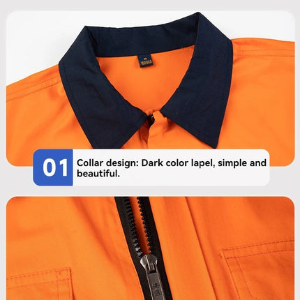 100% Cotton Work Coveralls Uniform Men Reflective Working Coveralls Welding Suits Car Repair Workshop Mechanic