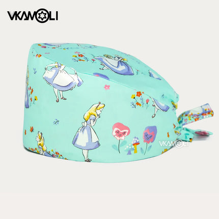 Medical Hat  Nursing Scrub Caps Cotton Dental Surgeon Sanitary Surgical Hats Chemo Cancer Nursing Headwrap