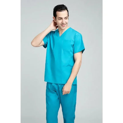 High Quality Scrubs Medical Uniforms Women Nurse Uniform Thin Breathable Medical Scrub Tops Elastic Scrubs Pants Doctor Workwear-KarWorkwear