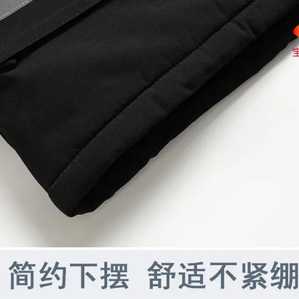 Winter Work Jacket Men, Waterproof Windproof Reflective Thermal Coat, Fleece Lined Abrasion Resistant Parka