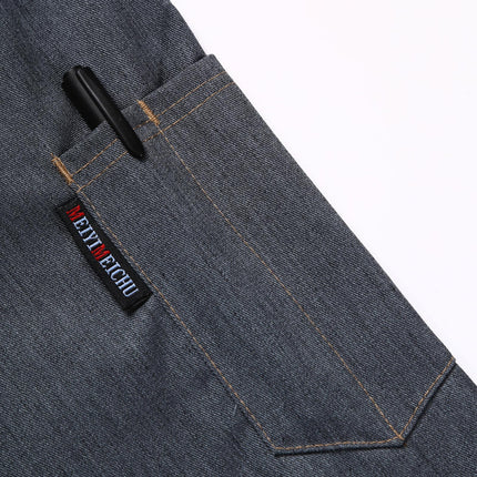 Men Women Kitchen Work Uniform Adult Unisex Chef Jacket Coat Cook Hotel Restaurant Canteen Cake Shop Cafe Shirt Staff Costume-KarWorkwear