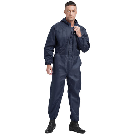 Mens Work Overalls Uniform Mechanics Workwear Lightweight Jumpsuits Long Sleeve Welding Suit Car Repair Workshop Coverall