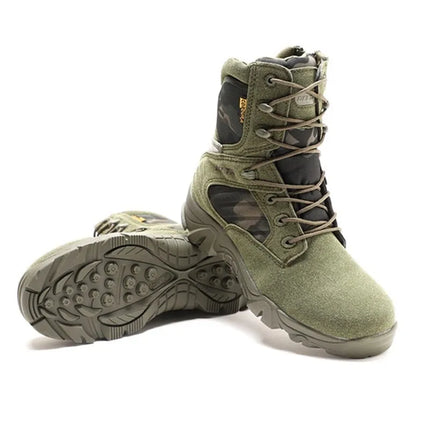 Men Desert Tactical Boots Mens Work Safty Shoes Special Force Waterproof Boot Lace Up Combat Ankle Boots Big Size-KarWorkwear