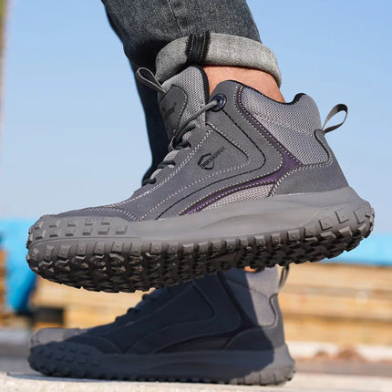 Autumn Winter New Work Safety Boots For Men Designer Work Sneakers Anti-puncture Security Shoes Work Boots Indestructible Shoes-KarWorkwear