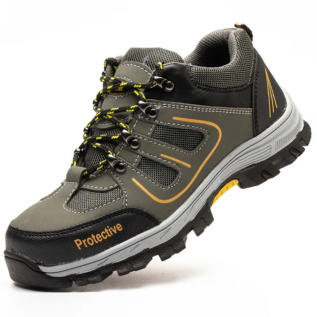 Brand Safety Shoes Lightweight Work Sneakers Men's Shoes Indestructible Safety Work Boots Steel Toe Work Shoes Men's Boots-KarWorkwear