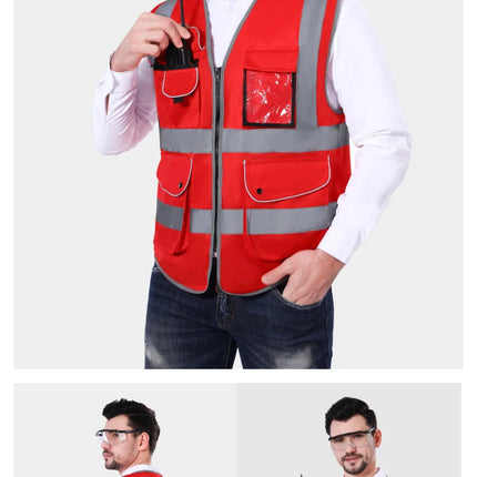 Cycling Jogging Workwear Highlight Vest Night Work Security Running Working Vest