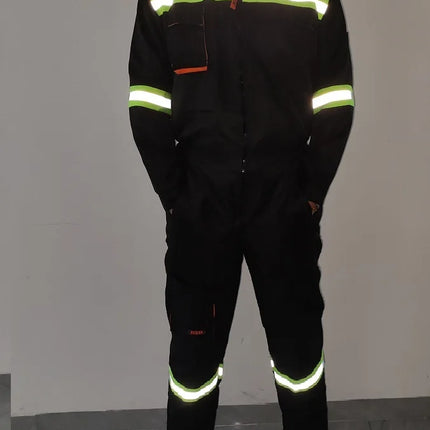 Work Overalls Men's Working Coverall Welding Suit Car Repairman Uniforms Workshop Mechanical Jumpsuit Hi Vis Safe Work Clothing-KarWorkwear