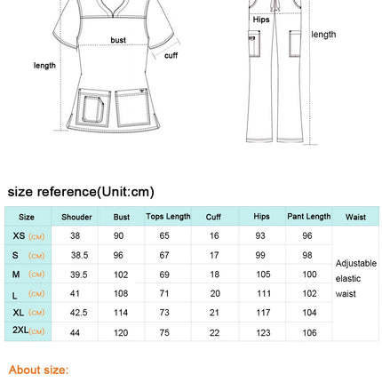 Women's Hospital operating room Work Uniform Elastic and Comfortable Surgical Clothing scrubs suit medical Beauty lab uniforms-KarWorkwear
