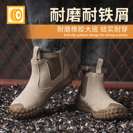 Scald-proof Electric Welding Shoes Plastic Toe Work Shoes Insulated Electrician Shoes Indestructible Industrial Male Wear Boots-KarWorkwear