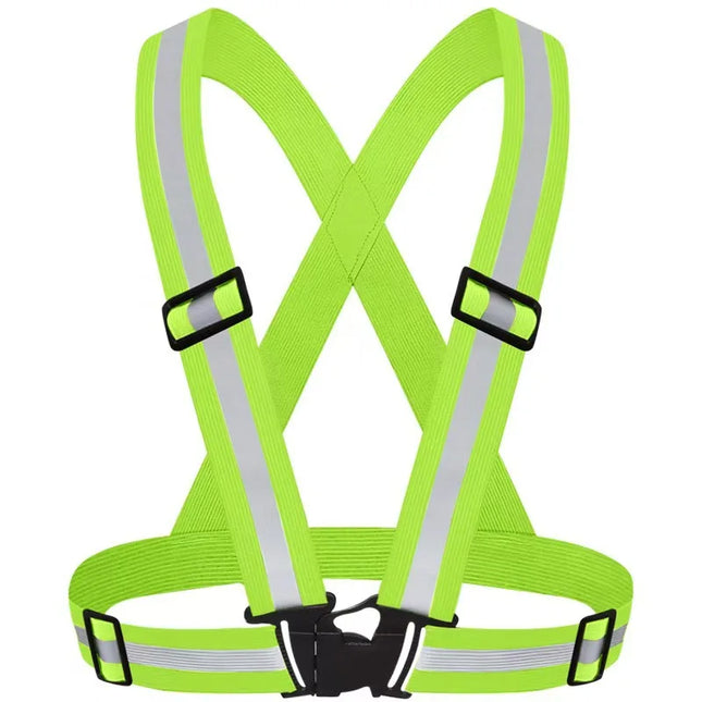 Reflective Safety Vest  - High Visibility Vest Adjustable Straps for Outdoor Jogging, Cycling, Walking and Riding