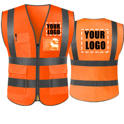 Reflective Safety Vest High Visibility Working Vest Signal Work Safety Jacket Signal Vest Strips Reflective Fabric Uniform-KarWorkwear