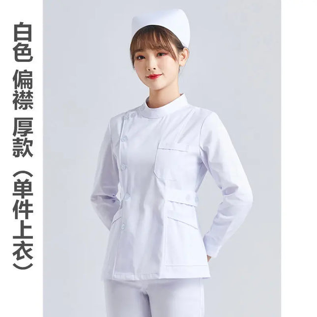 White Short Sleeve scrubs uniforms women Pet Grooming Clinic Nursing Clothes Workwear Nurse Scrub Work Pink Medical Uniform-KarWorkwear
