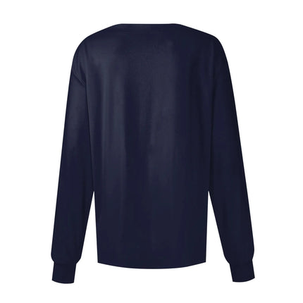 Women Long Sleeve Nurse Uniforms with Pockets Causal Round Collar Solid Single-Breasted Protective Overalls Cardigan Jackets Top