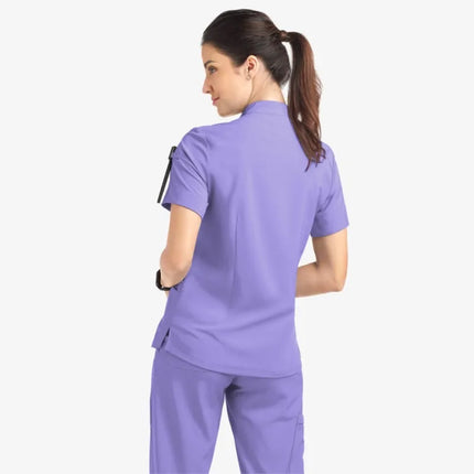 Unisex Medical Uniforms for V-neck Nurse Scurbs set Women Hospital Doctor Workwear Oral Dental Surgery Work Uniform short sleeve-KarWorkwear