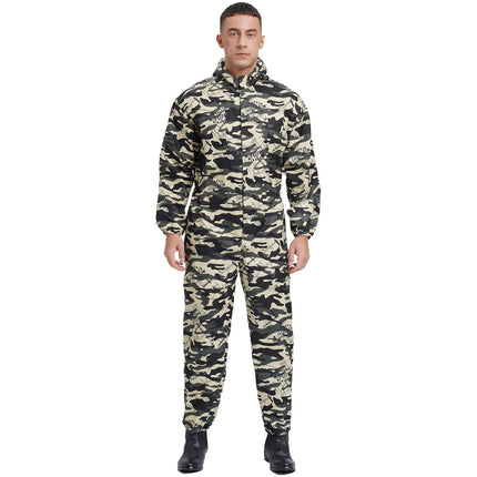 Mens Work Overalls Uniform Mechanics Workwear Lightweight Jumpsuits Long Sleeve Welding Suit Car Repair Workshop Coverall