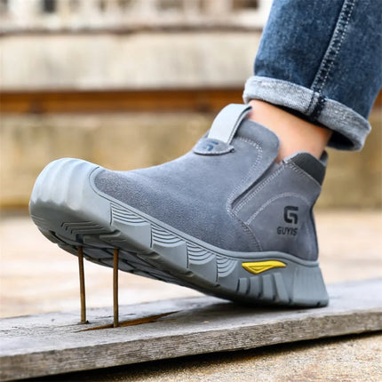 Scald-proof Electric Welding Shoes Plastic Toe Work Shoes Insulated Electrician Shoes Indestructible Industrial Male Wear Boots-KarWorkwear