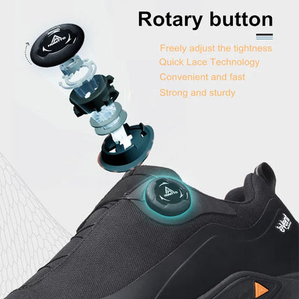 HUMTTO Waterproor Boots for Men Winter Platform Work Rubber Ankle Boots Outdoor Men's Sneakers Luxury Designer Work Safety Shoes-KarWorkwear
