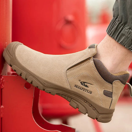Scald-proof Electric Welding Shoes Plastic Toe Work Shoes Insulated Electrician Shoes Indestructible Industrial Male Wear Boots-KarWorkwear