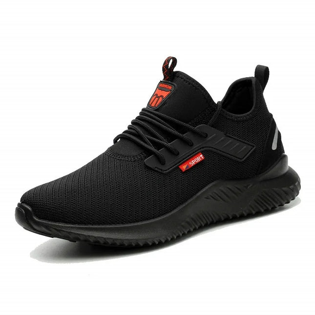 SUADEX Safety Anti-Smashing Shoes Steel Toe Work Shoes Puncture Proof Men Indestructible Safety Boots Breathable Work Sneakers-KarWorkwear