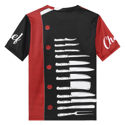 Unisex Restaurant Kitchen Chef Uniform Shirt Women Men Short Sleeves Chef Jacket Bakery Catering work Food Service Cook Top-KarWorkwear