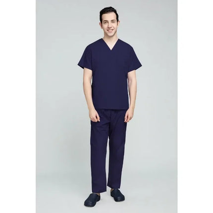 High Quality Scrubs Medical Uniforms Women Nurse Uniform Thin Breathable Medical Scrub Tops Elastic Scrubs Pants Doctor Workwear-KarWorkwear