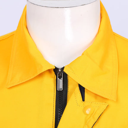 Men Women Short Sleeve Work Coat Workshop Shirts Motor Mechanic Uniform with Two-pocket T-shirts Man Workshop Overalls Top-KarWorkwear