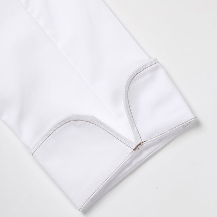 Men Women Kitchen Work Uniform Adult Unisex Chef Jacket Coat Cook Hotel Restaurant Canteen Cake Shop Cafe Shirt Staff Costume-KarWorkwear