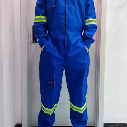 Work Overalls Men's Working Coverall Welding Suit Car Repairman Uniforms Workshop Mechanical Jumpsuit Hi Vis Safe Work Clothing-KarWorkwear