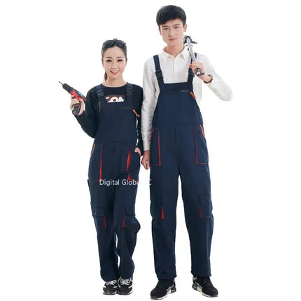 2023 Work Overall Uniform Men Women Working Coveralls Welding Suit Car Repair Workshop Mechanic Plus Size Clothes-KarWorkwear