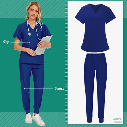 Hot Selling Scrubs Medical Uniforms Woman Breathable Beauty Manicurist Work Clothes Doctor Nurse Operating Room Surgical Uniform-KarWorkwear