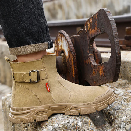 Scald-proof Electric Welding Shoes Plastic Toe Work Shoes Insulated Electrician Shoes Indestructible Industrial Male Wear Boots-KarWorkwear