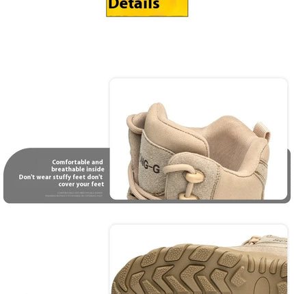 Work Boots Indestructible Safety Shoes Men and Women Steel Toe Shoes Construction Work and Daily Wear Outdoor work hiking boots