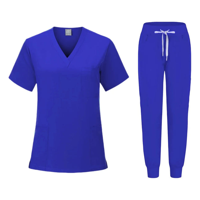 Multicolor Beautician Lab Workwear Solid Color Beauty Salon Nursing Uniforms Pet Clinic Scrubs Uniforms Work Clothes Wholesale-KarWorkwear